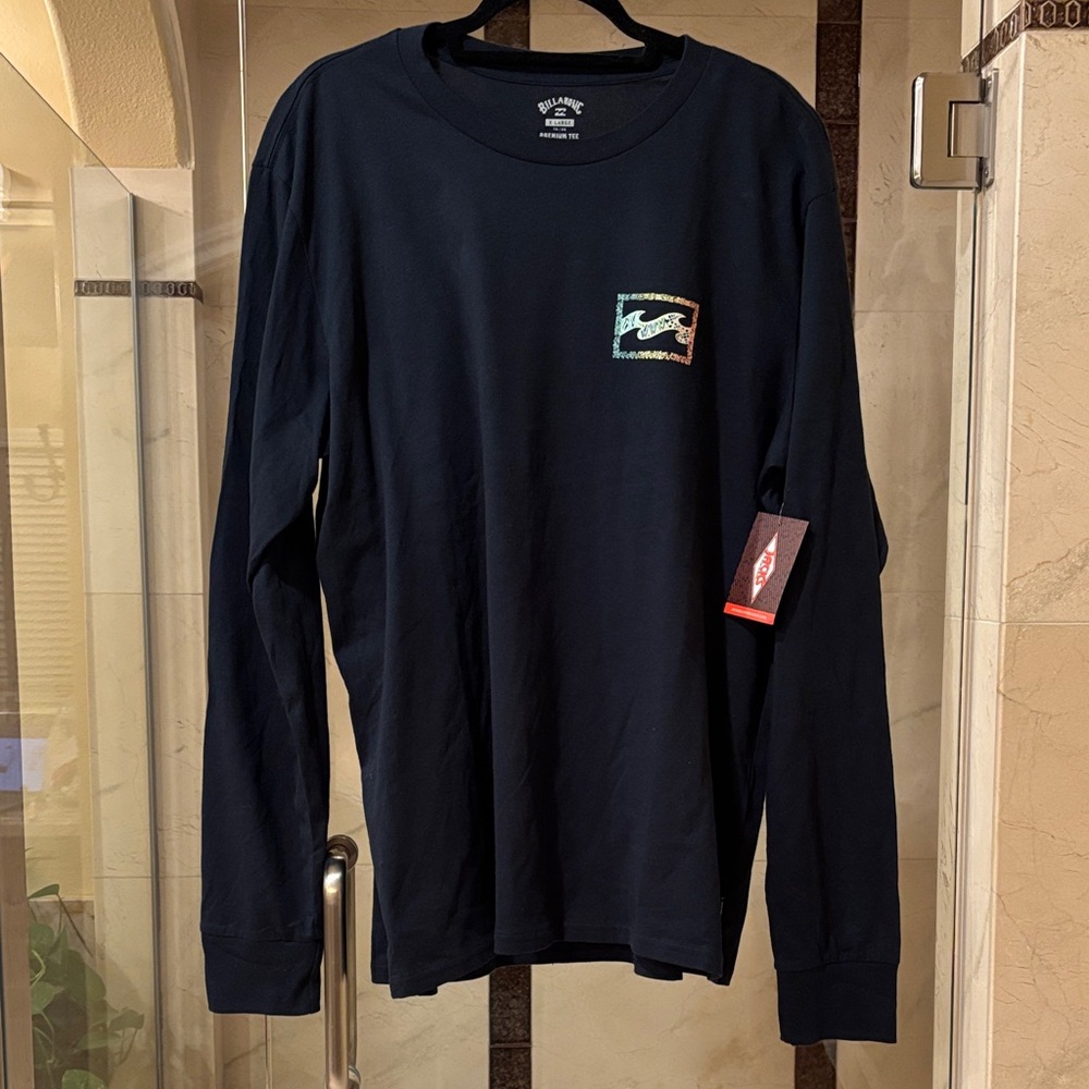 Billabong Navy Long Sleeve Tee